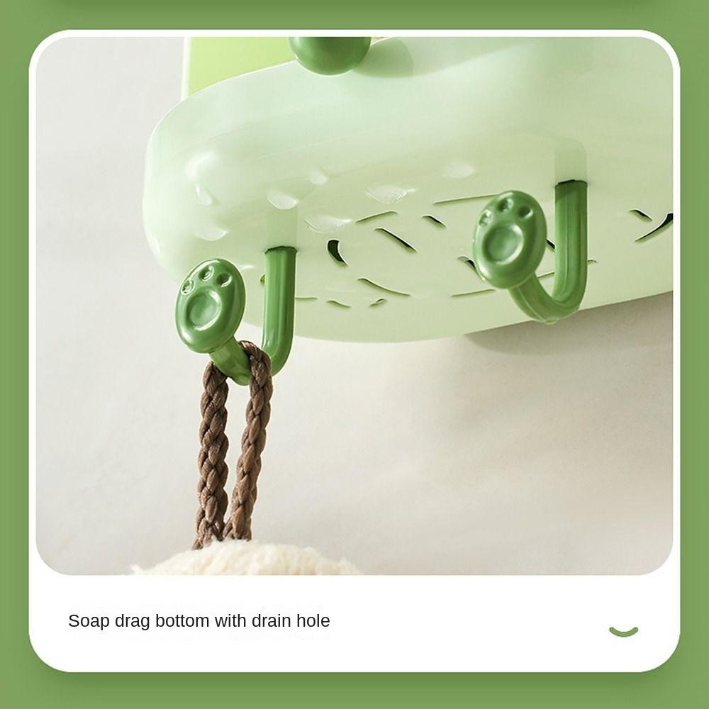 Carrot Soap Box with Soft Brush Wall Mount Double-sided Cleansing Brushes Kitchen