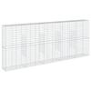 Vidaxl Gabion Basket with Lid, 500X50X200 Cm, Galvanized Iron