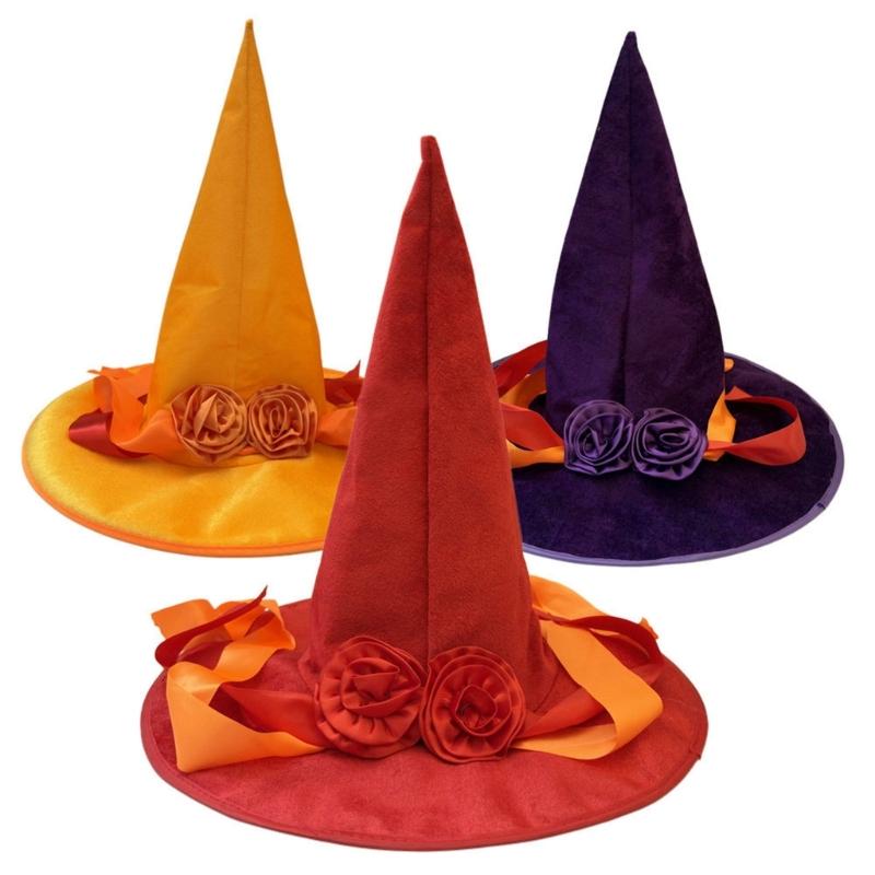 Lightweight Pointed Witch Hat With Stylish Design Halloween Costumes Accessories Comfortable Clothing Accessory