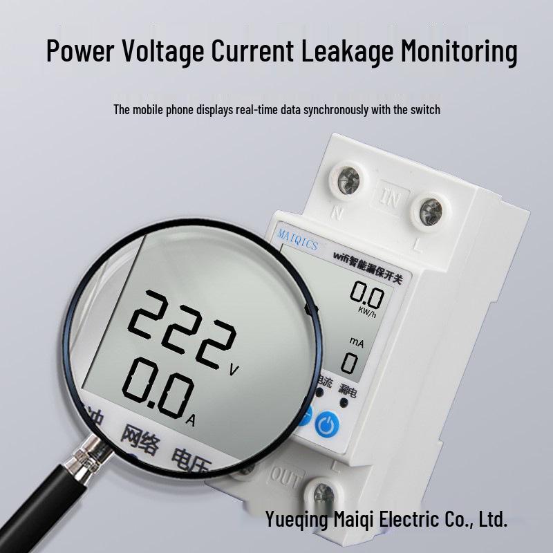 WiFi Smart Circuit Breaker: Remote Control and Leak Detection