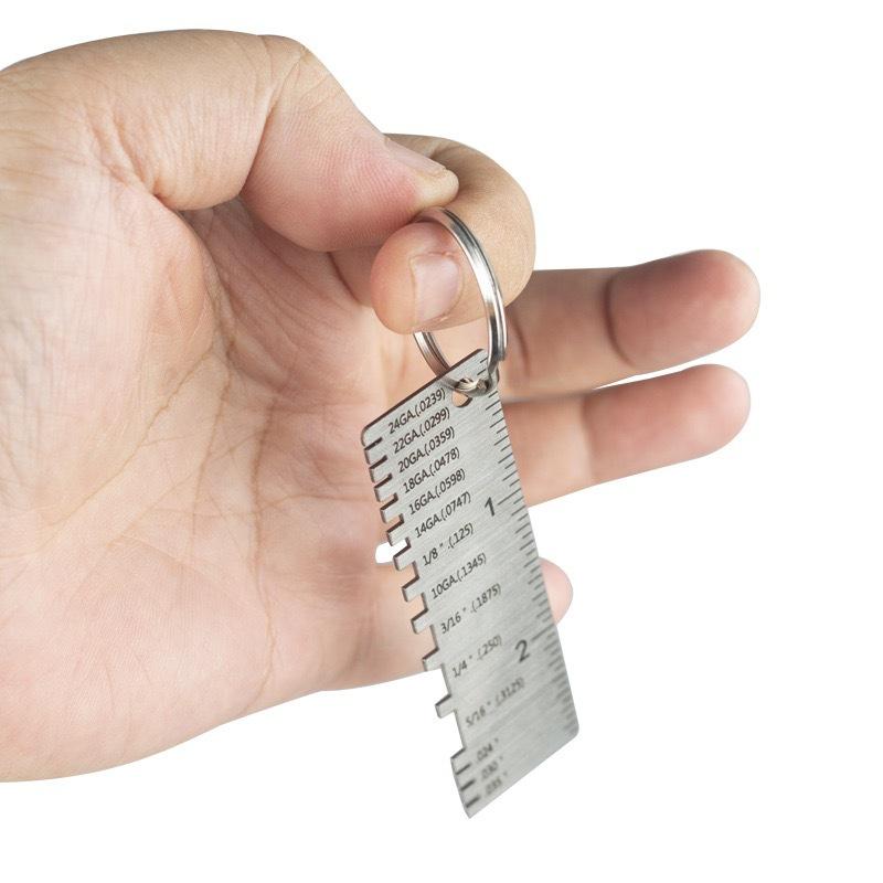 Stainless Steel Gauges 1.0 X 2.8 Inches Single Sided Gauges For Wood Iron Steel Leather Measuring Tool Parts