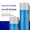 Superfire AB1 1500mAh 18650 Rechargeable Lithium Battery