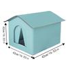 Outdoor Cat House Foldable Warm Pet House Waterproof Rainproof Kitten Cave Pet Tent Bunny Bed For Feral Cat Puppy