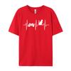 Gamer Ca Gaming Cat Lover Heartbeat Video Gaming Funny Halloween Unisexs T Shirt Classic Tees Funky Tops Tees Free Shipping