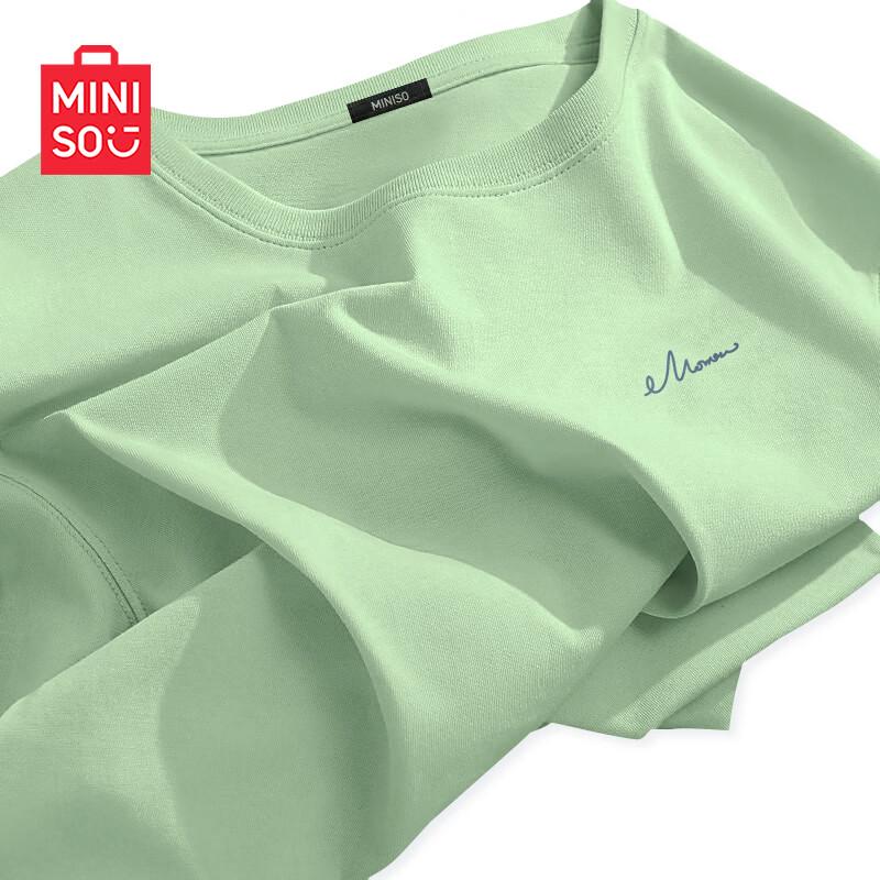 MINISO Women's Pure Cotton Short Sleeve T-shirt