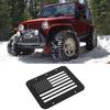 Tailgate Air Vent Outlet Cover Plate National Flag Style Fits for Jeep Wrangler TJ 1997 2006