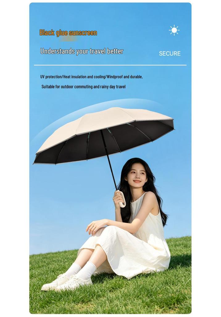 Automatic Reverse Fold Umbrella - Dual Use, Sun & Rain UV Protection, Ideal for Corporate Gifts and Advertising.