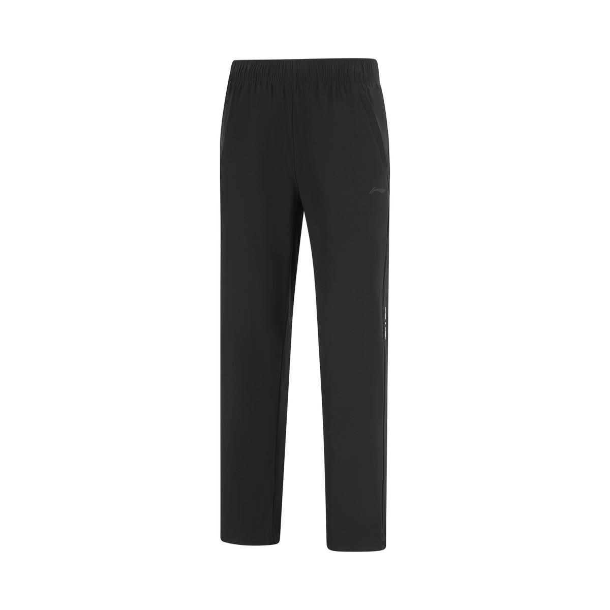 Li-Ning Casual Versatile Cool Breathable Knitted Sports Pants Men bottoms Black AKYW199-1 S