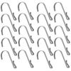 20Pcs Stainless Steel J Hooks Heavy Duty Rust Resistant Hang Clips for Kitchen Bathroom Wire Rack Shelf Utility Storage