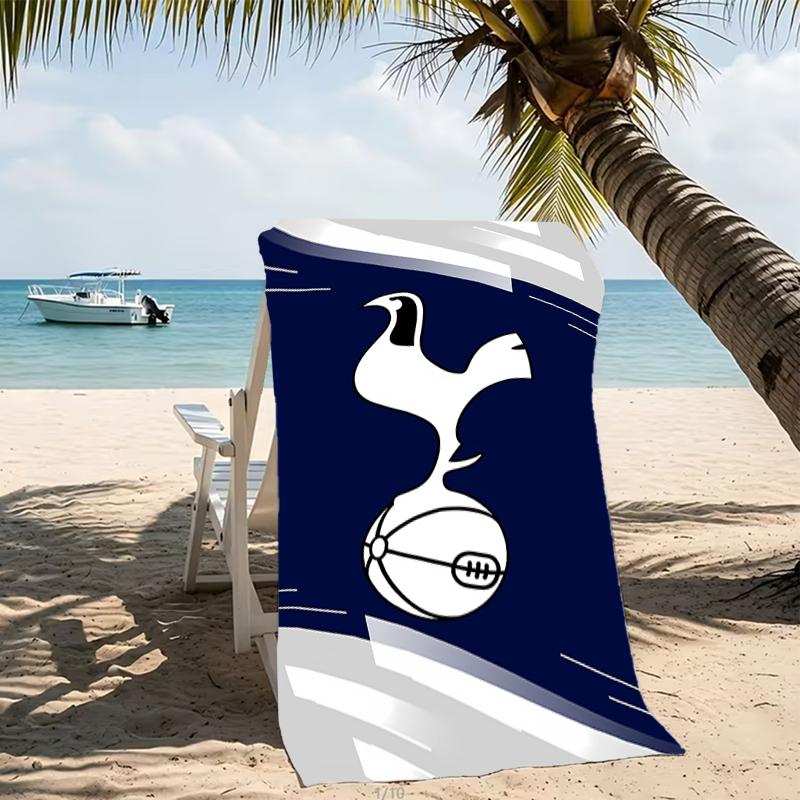 Beach Towel with Tottenham Hotspur F.C Pattern - soft,absorbent,machine washable Lightweight&Modern,swimming,Travel Essentials