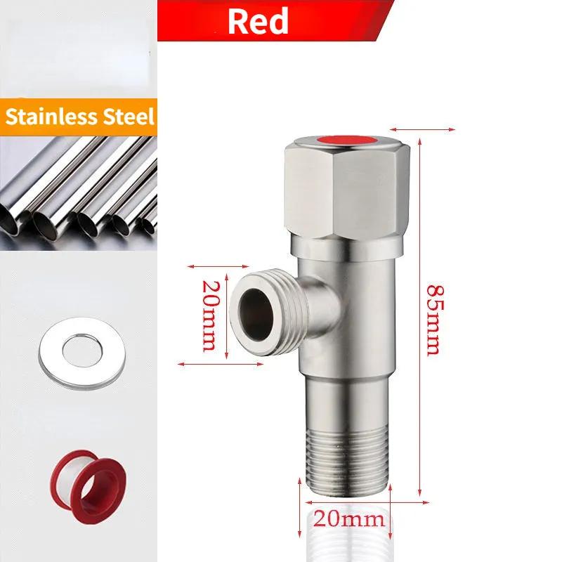 

Нержавеющая сталь Горячий Холодный Впускной Клапан Смеситель Для Ванной Запорный Клапан Кухонная Раковина Треугольный Клапан Регулятор Давления Воды