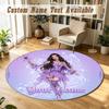 Round Rug Custom NameOlivia Rodrigo Pattern Non Slip Carpet Home Floor Decor