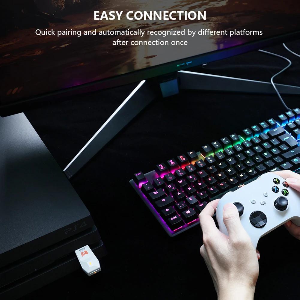 R100 PRO USB Receiver Wireless Adapter for Windows PC Switch PS4 PS5 XBOX One S Gamepad Converter Bluetooth Adapter