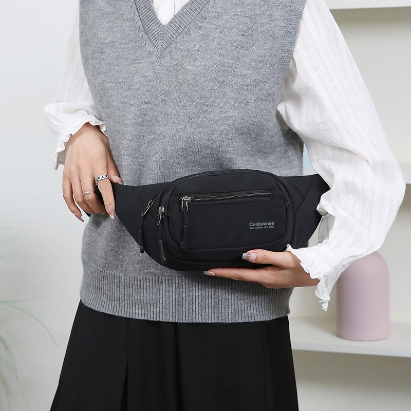 Women's Waist Bag Large Capacity Bag Sports Multifunctional Crossbody Bag Waterproof Mobile Phone Chest Bag