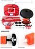 Adjustable Indoor Basketball Hoop for Children (Ages 3-6) with Leather Ball
