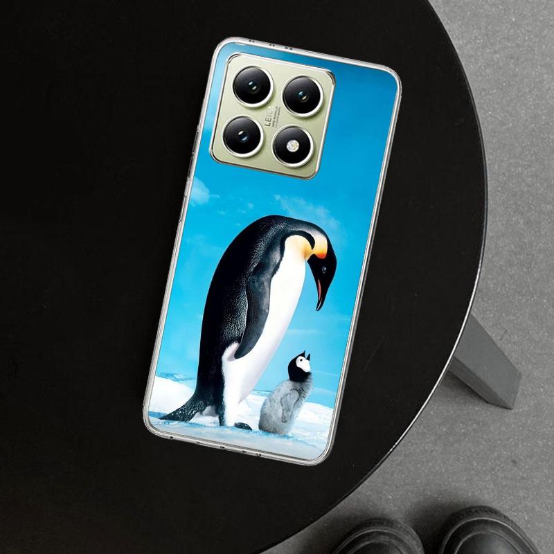 Penguins Love At The North Pole Phone Case Cover for Xiaomi Redmi Note 15 14 13 12 11 Pro Plus 14S 12S 11S 11T 11E 10S 10 Custom