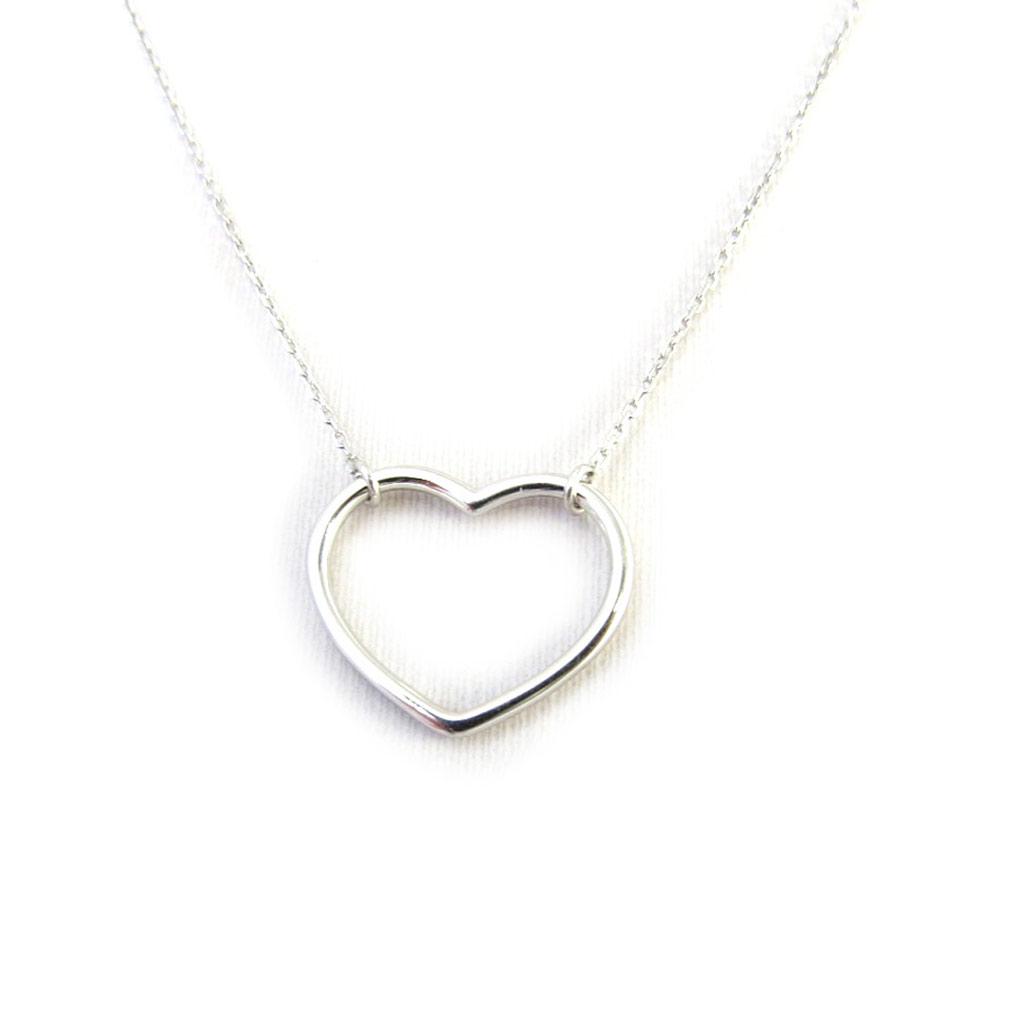 Les Trésors De Lily [N2868] - Silver Necklace 'Love' Silver (rhodium Plated) - 20x15 Mm