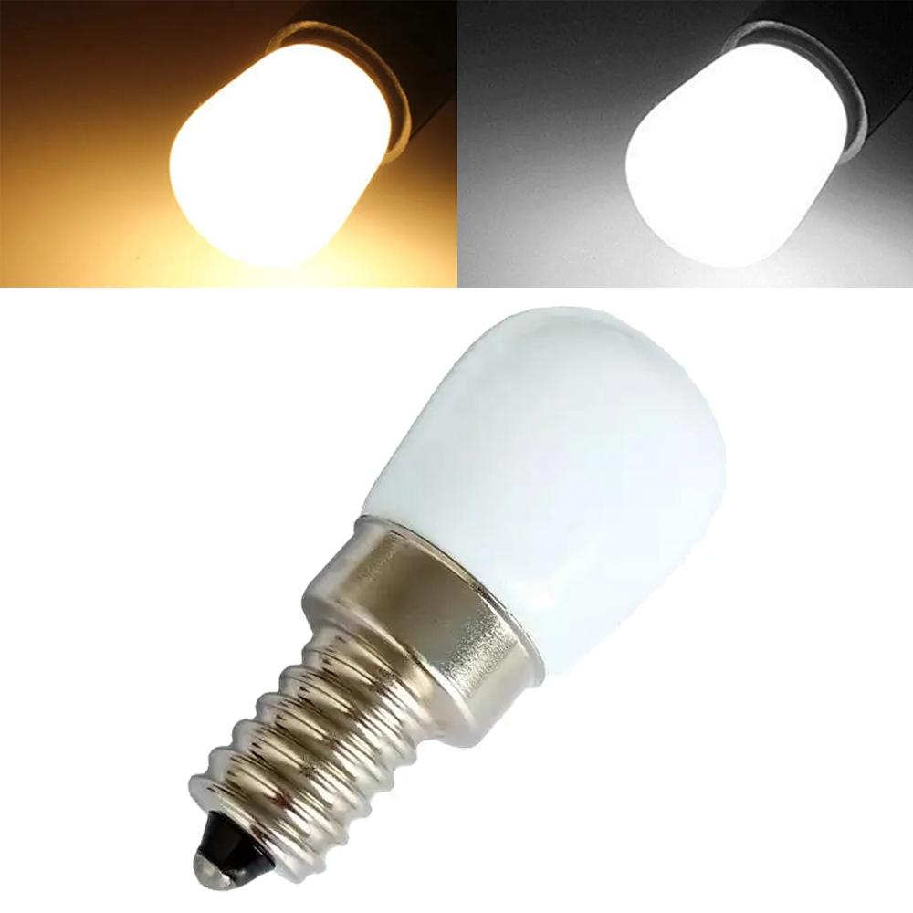 2W Led Fridge Light Bulb E14 Cool Warm 110-220V Dc12V Dc24V Refrigerator Freezer Bulbs Indicator Lamp Screw For Replace 20W