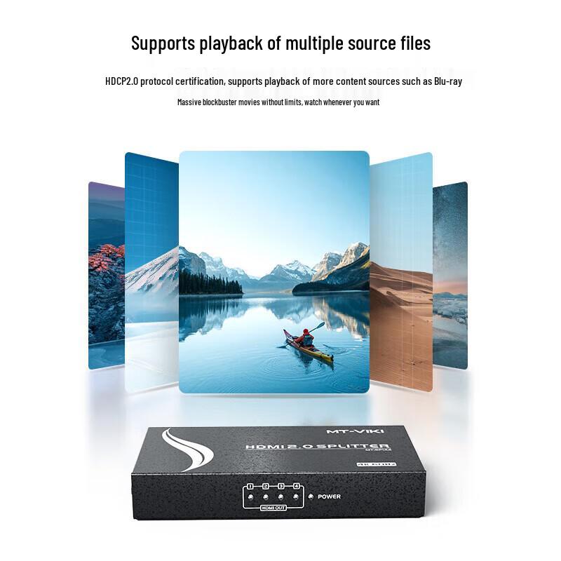 MT-viki 4K HDMI 2.0 Splitter 1x4