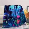 Squirtle  Print Flannel Blanket, High quality Comfortable for All Seasons, Home Decor, Warmth and Comfort