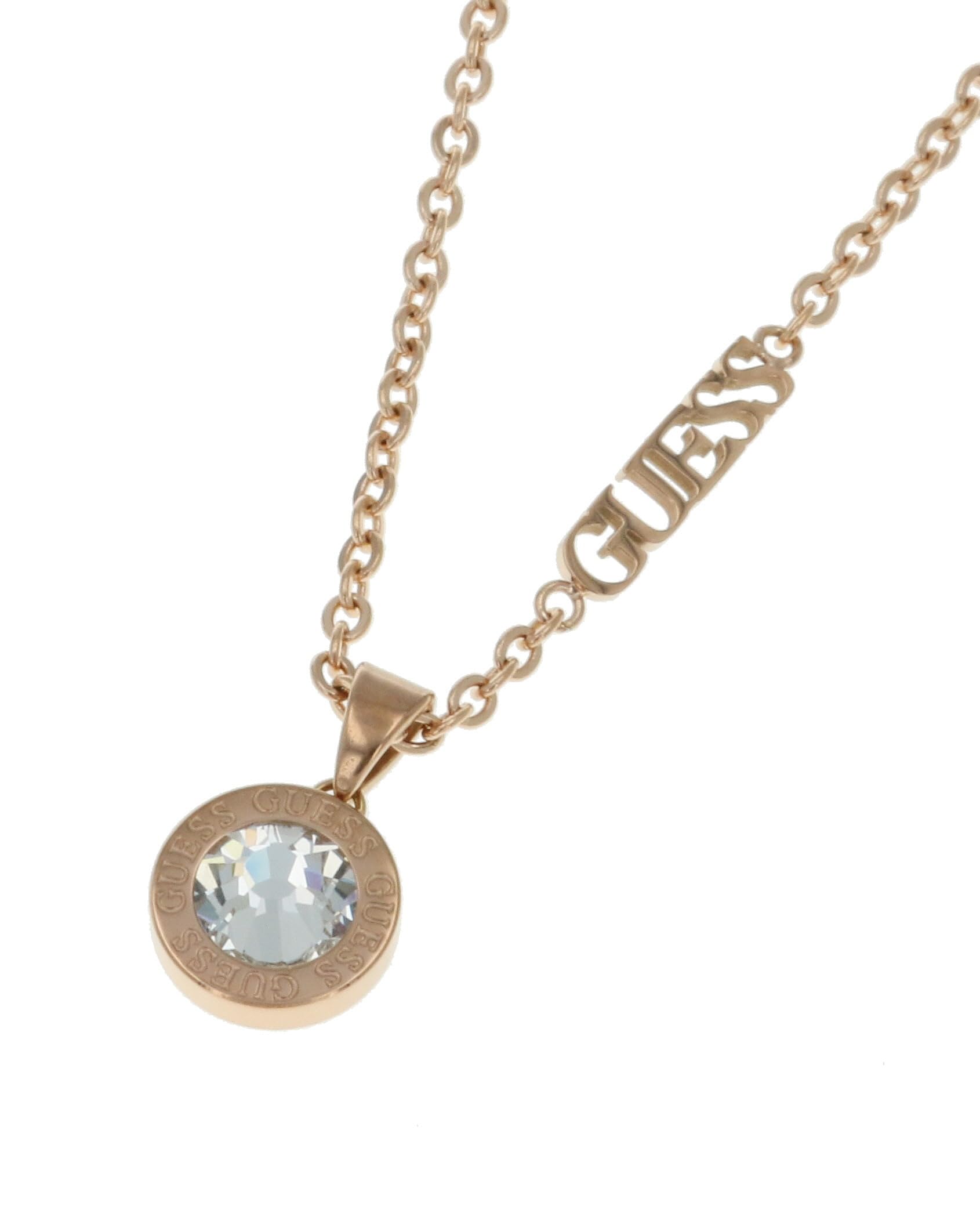 

COLOR MY DAY Necklace JUBN02245JWRG Brass with Drawstring Bag [GUESS] Women s [Used]