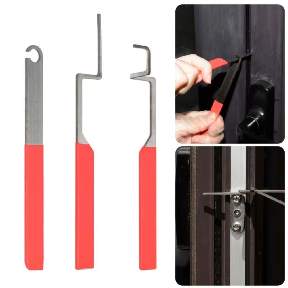 Compact Door Open Keys Key Replacement Automotive Pick Hook Portable Lock Picking Set  Hand Tool