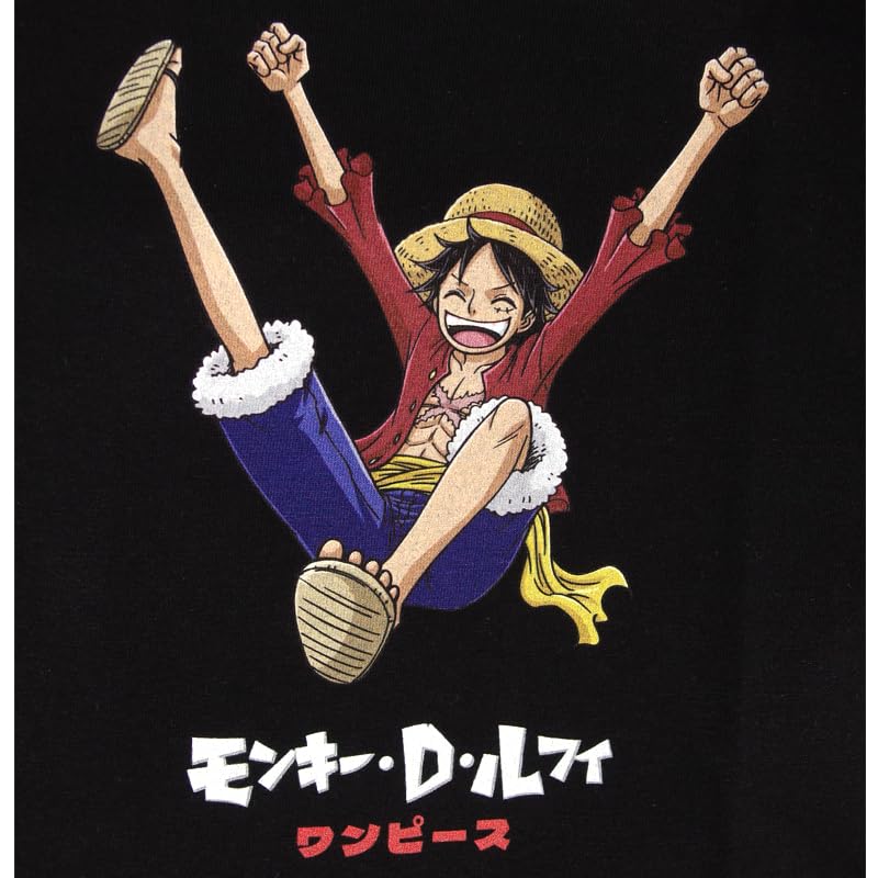 EVERSOUL ONE PIECE Short Straw Hat Character Size M T-Shirt, Sleeve, LUFFY, Sanji, Luffy, Chopper, Nami, Pirates, Zoro, Merchandise, Anime, Men's,