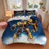 Transformers Bumblebee'S Power Print 3Pcs Bedding Setduvet Cover With 2 Bedropillowcase Home Birthday Gift
