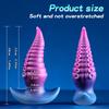 New Unique-Shape Anal Plug: Soft Silicone Wearable "Phantom Dragon" Anchor-Style Realistic Phallus – Adult BDSM Toy