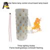 3.7V Solar Flame Lamp Board 3 Modes 51 LED Flame Light Circuit Board Battery Powered Solar Candle Lamp Board Electrical Supplies