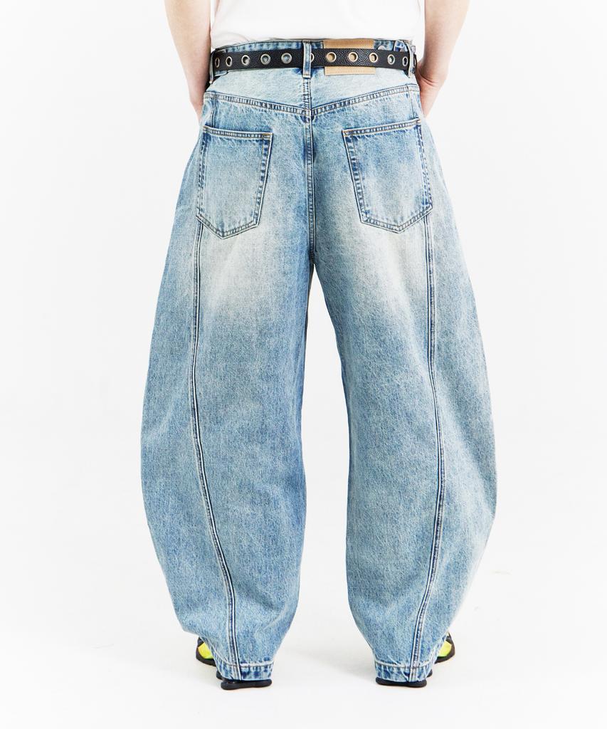 Poseusenseutibeu Fst Curved Pants (Blue)