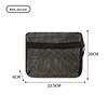 Makeup Organizer Bag For Travel With Breathable Polyester Fabric Large Capacity Compact Travel Cosmetic Case