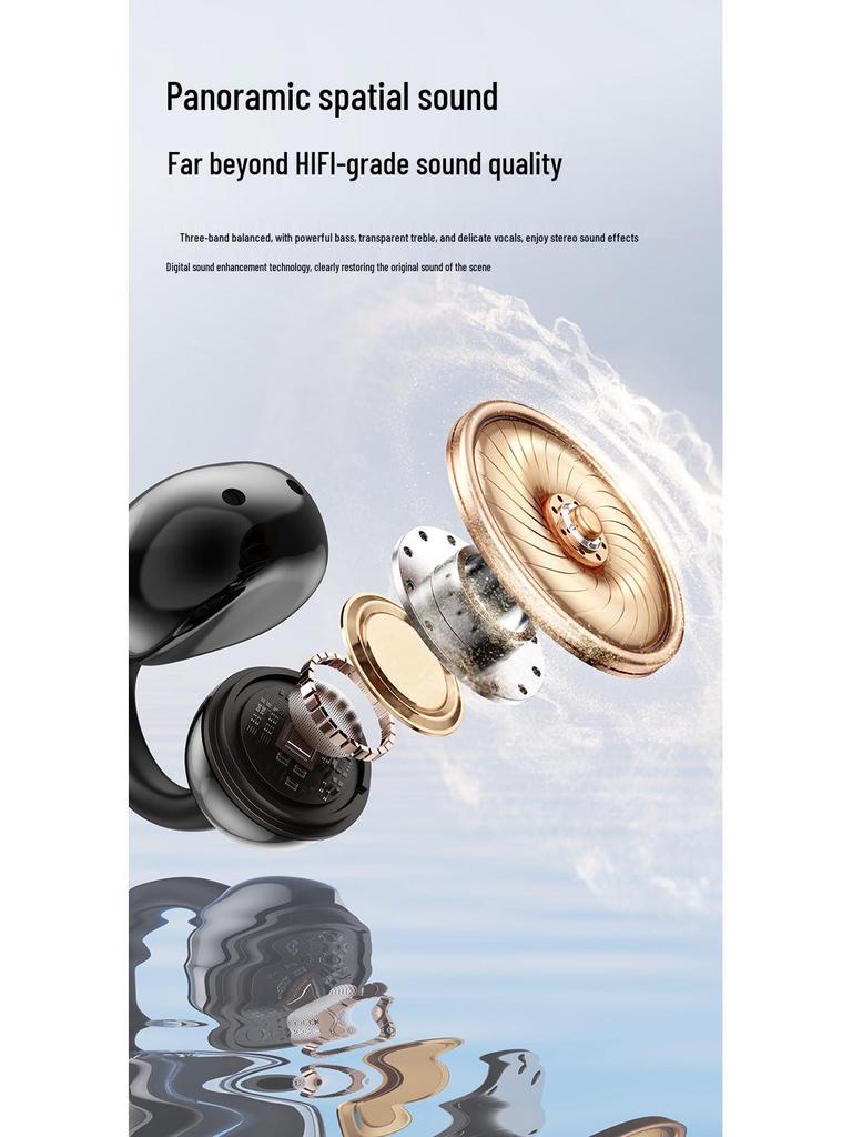 KUMIKA J07AI AI Translation Sports Bluetooth Earphones: Real-time Translation, High-Definition Sound Quality.