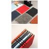 Simple A5 Pu Faux Leather Insert Notebook For Business Office Classic Printed