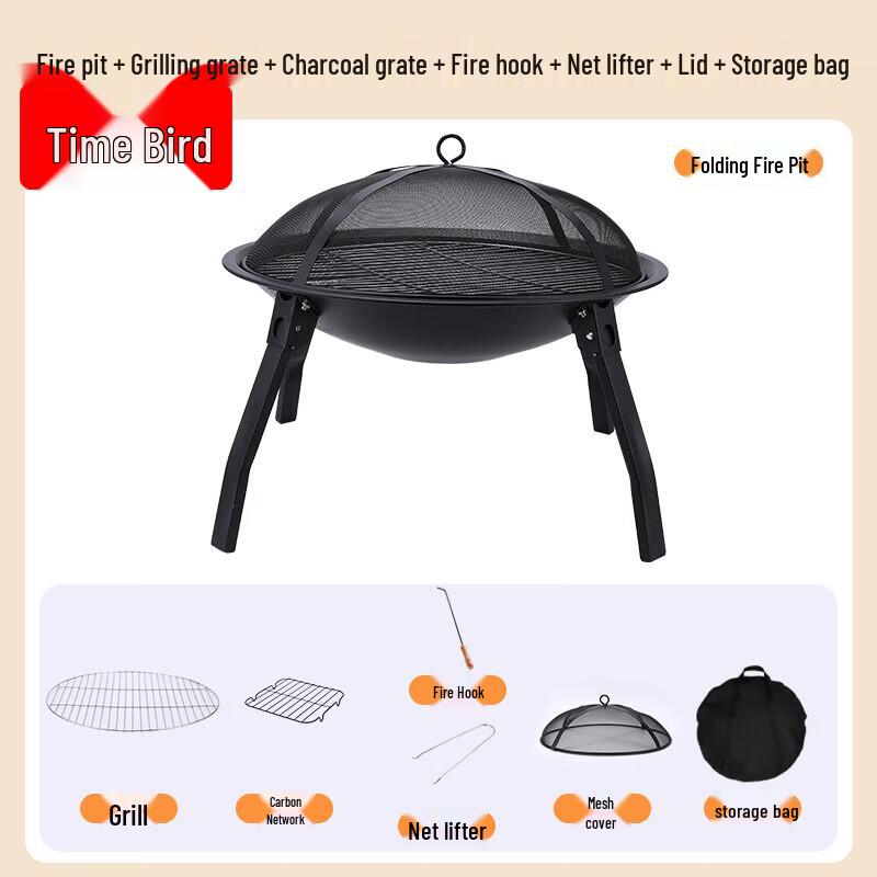 Multi-functional Outdoor Camping & Indoor Heating Wood Stove