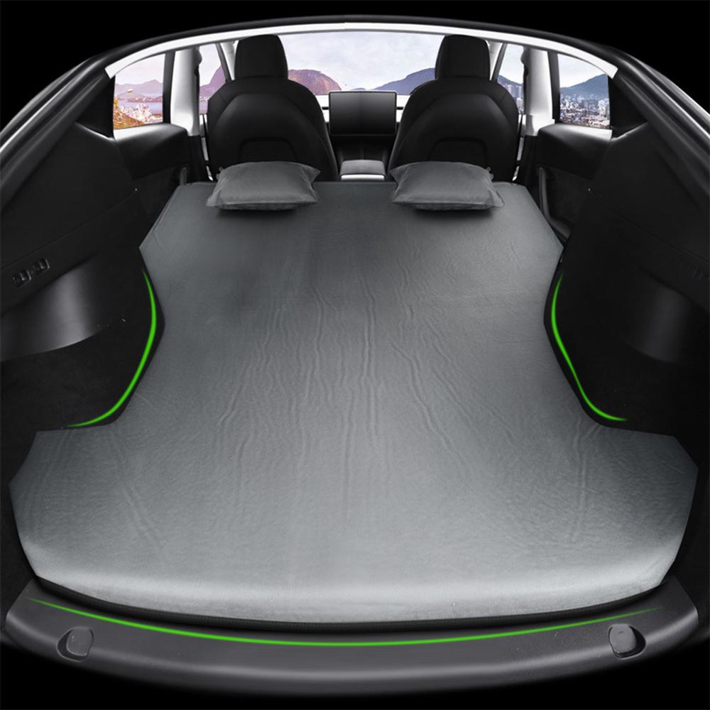 

Для Tesla Model 3 Model Y 2017-2022 надувной надувной матрас для кемпинга, надувная специальная автомобильная дорожная кровать, замша