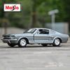 Maisto 1:24 1967 Ford Mustang GT Alloy Sports Car Model Diecast Metal Racing Vehicles Car Model Simulation Collection Kids Gifts