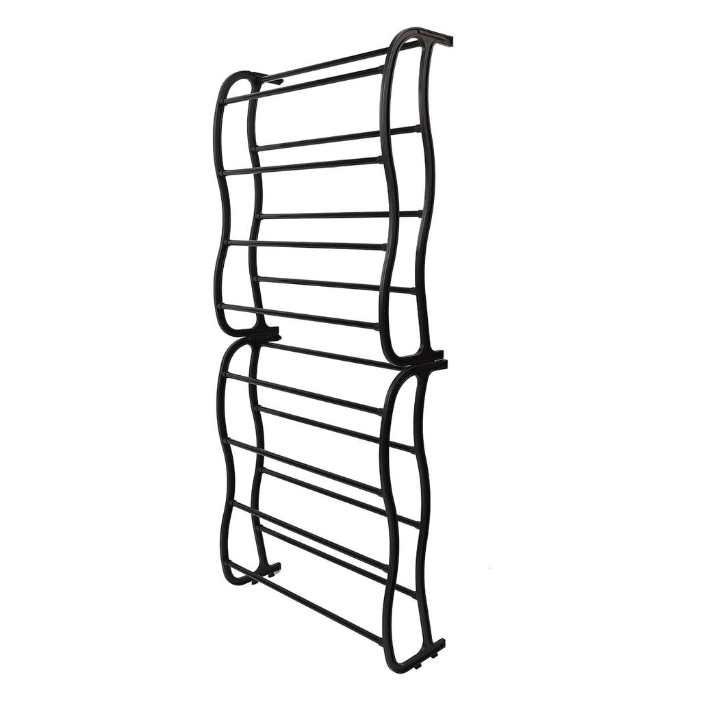 Závěsný botník za dveře 12 polic Nástěnný organizér na boty Multifunkční kombinovaný botník