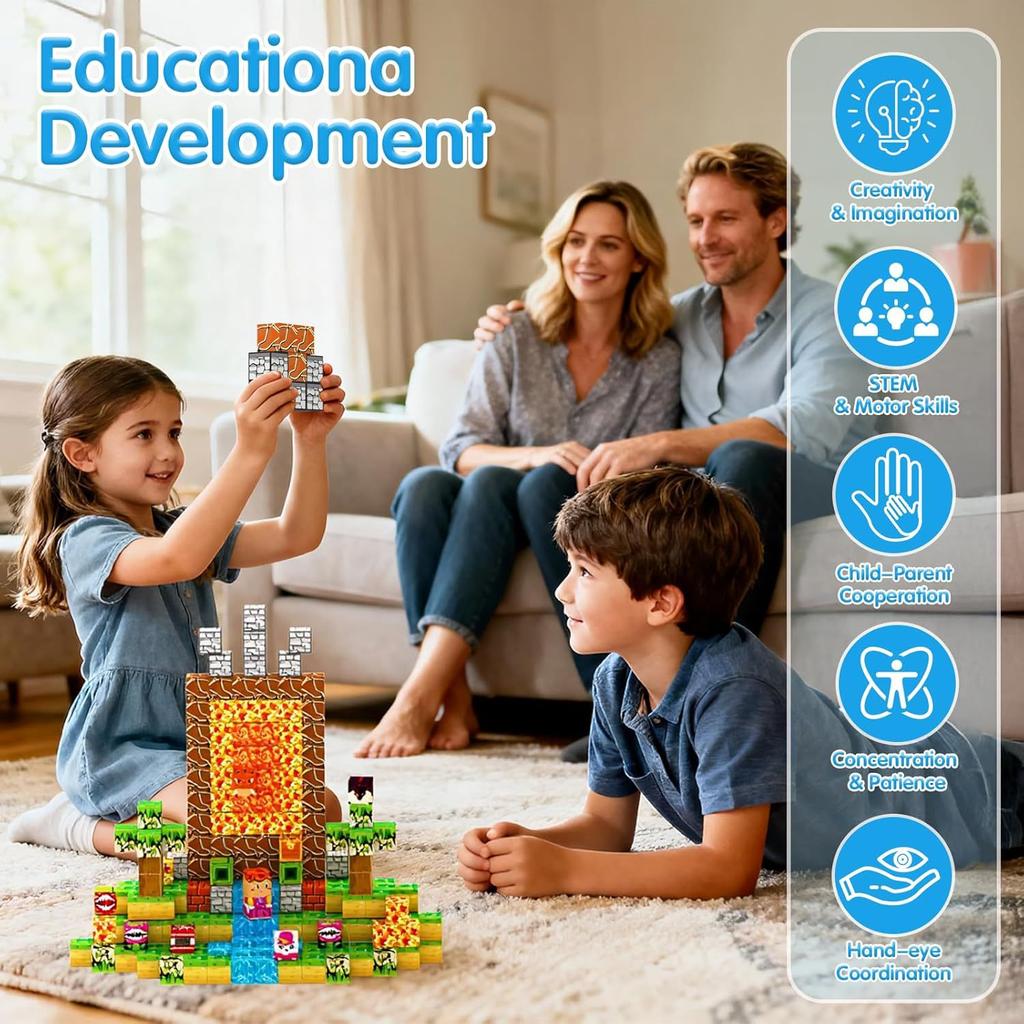 Magnetic Block Magnetic Building Block Large Fenglin Adventure Park Park Educational Toy