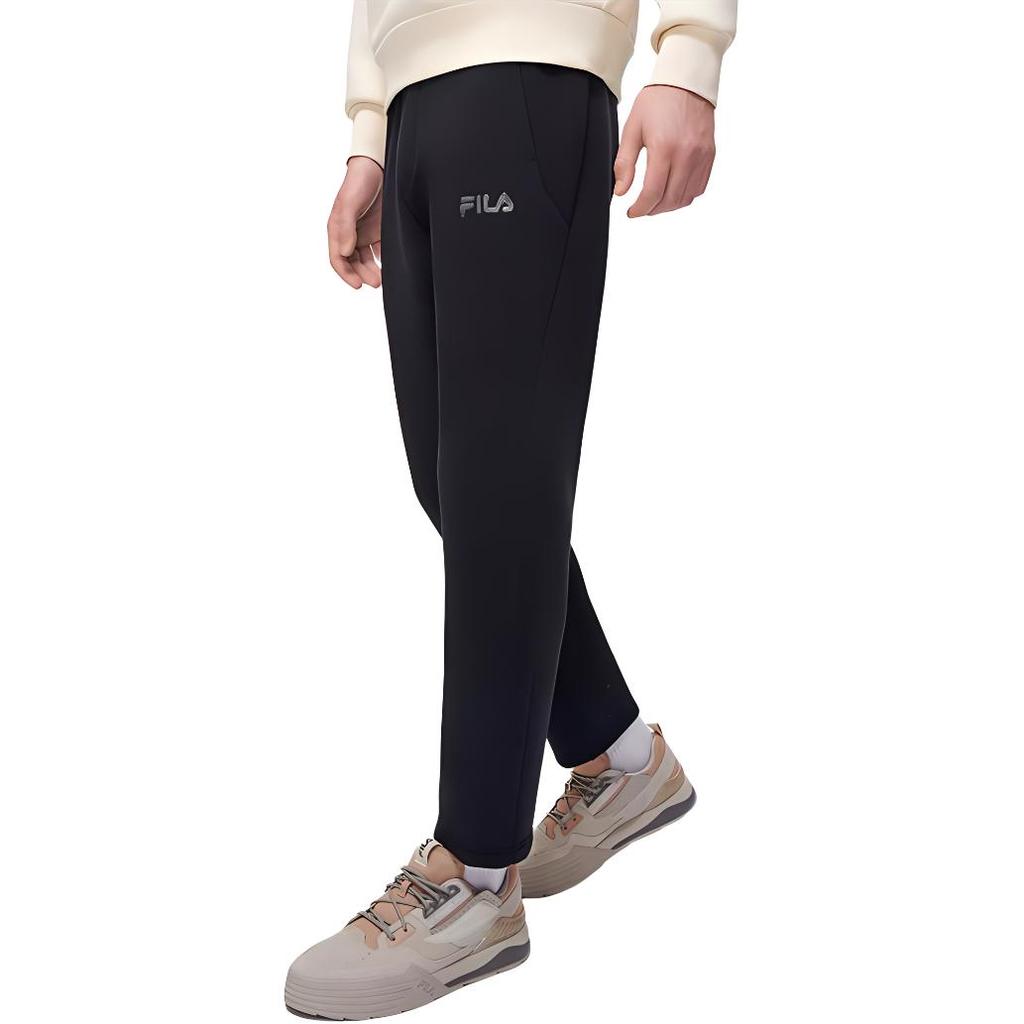 New FILA Casual Pants Men's Jet Black F11M318601FBK