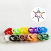 30 buc./lot, elastic multicolor, culori mixte, acoperă pentru chei din cauciuc
