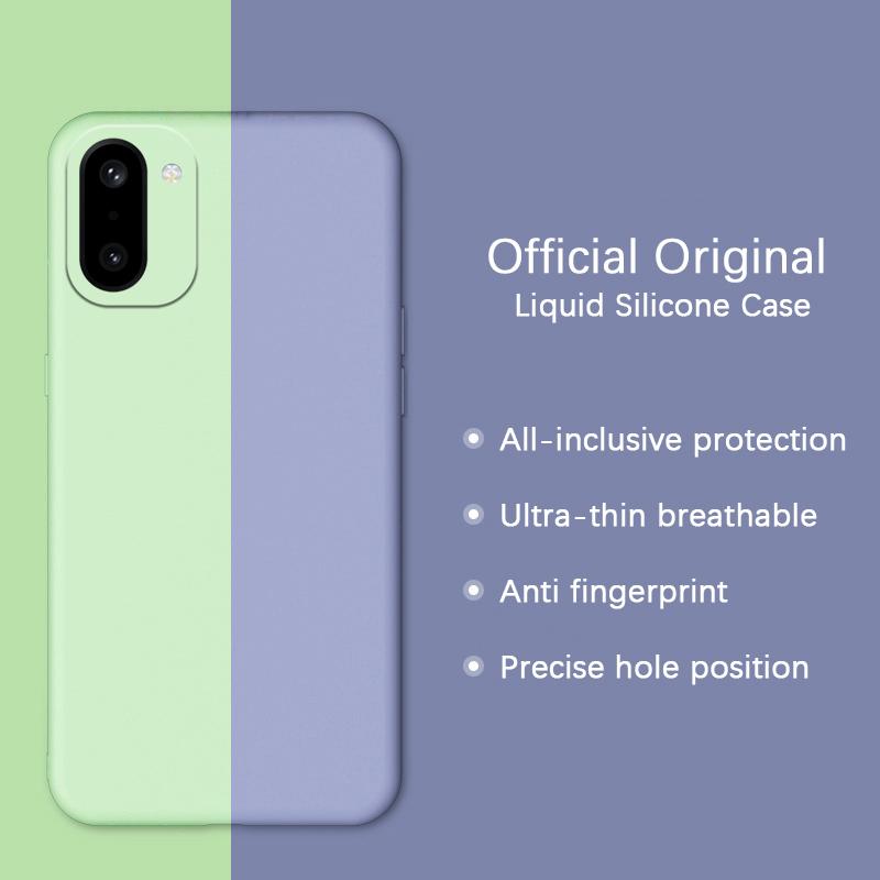 For OnePlus 15R Case Soft Liquid Silicone Cover Environmentally Silicone Housing For OnePlus ACE6 Phone Casing