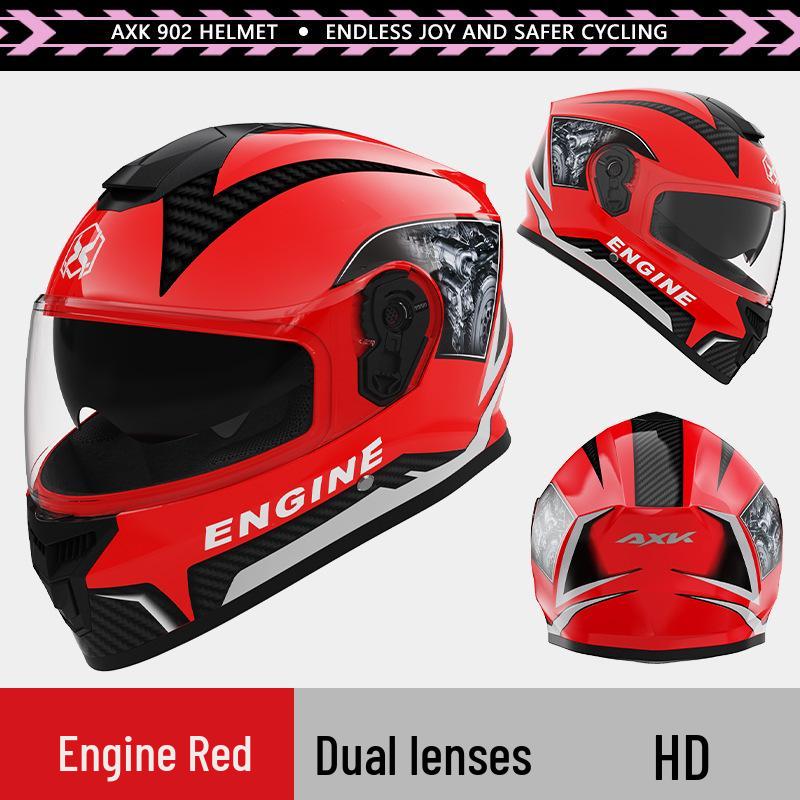 Men's and Women's Winter Full-Face Anti-Fog Motorcycle Helmet