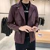Leather jacket men's loose youth handsome trend new autumn locomotive clothing men's leather jacket jacket