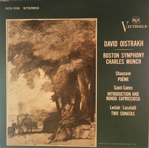 

LP Record DAVID OISTRACH BOSTON SYMPHONY ORC Poeme Introduction And Rondo Capr VICS1058 RCA Victrola US Classical Used