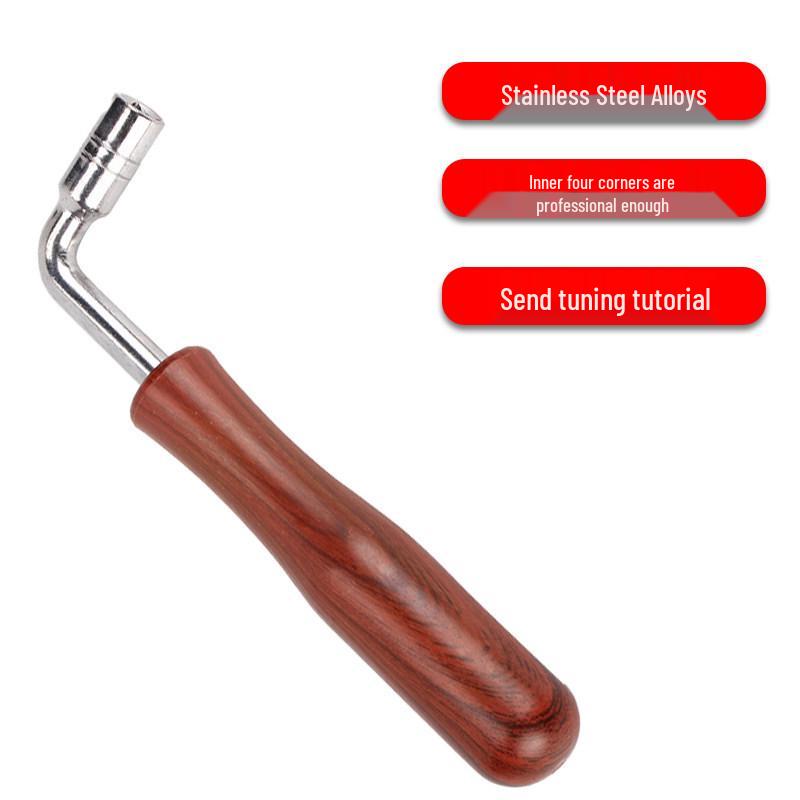 Dunhuang Guzheng String Tuning Wrench - Dragon Phoenix & Vermilion Bird Design