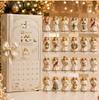 2027 Louskáček Adventní kalendář Slepá krabička Santa Claus Vánoční Mahjong Adventní kalendář Odpočet 24 dnů