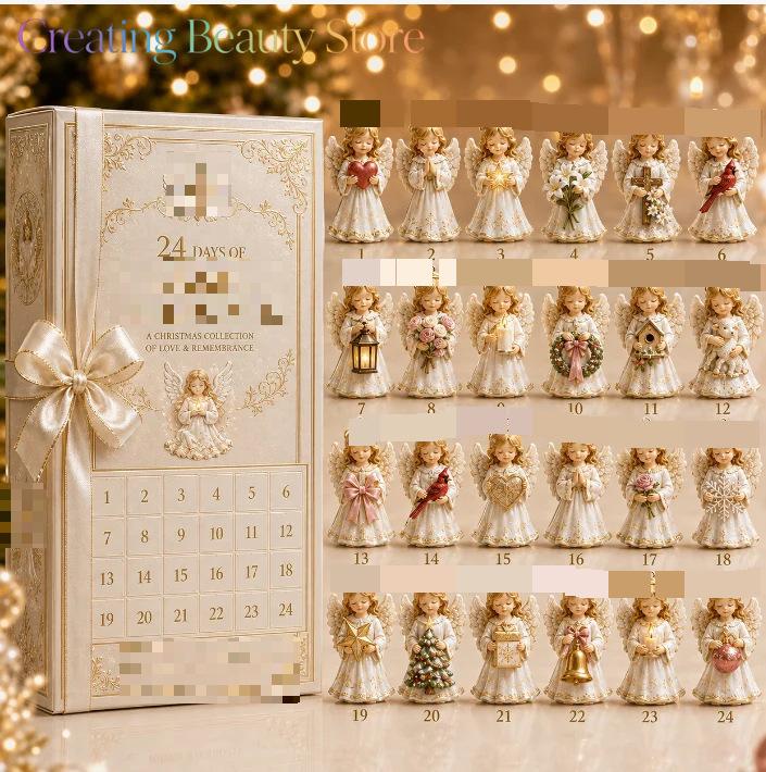 2027 Louskáček Adventní kalendář Slepá krabička Santa Claus Vánoční Mahjong Adventní kalendář Odpočet 24 dnů