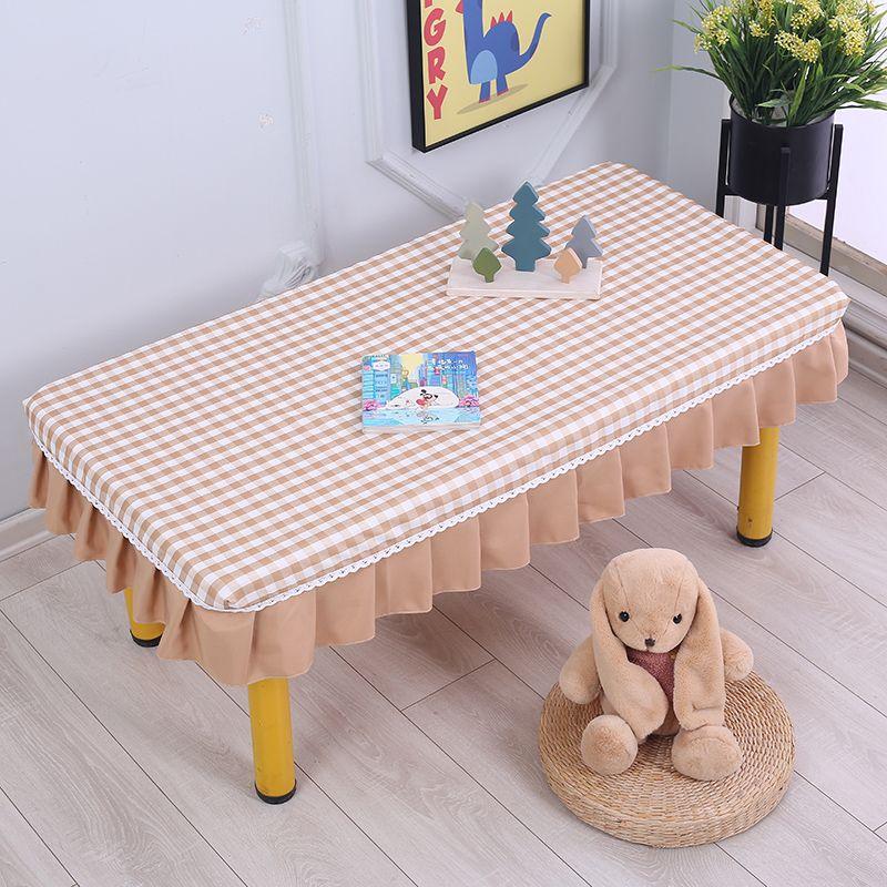 

Скатерть для детского сада Моющаяся Маслостойкая Водонепроницаемая Накладка на стол Ткань Клетка Простая Утолщенная Нескользящая Накладка на стол для зоны творчества Suge-Ka Pupil desk 40*60cm (fabric thick)