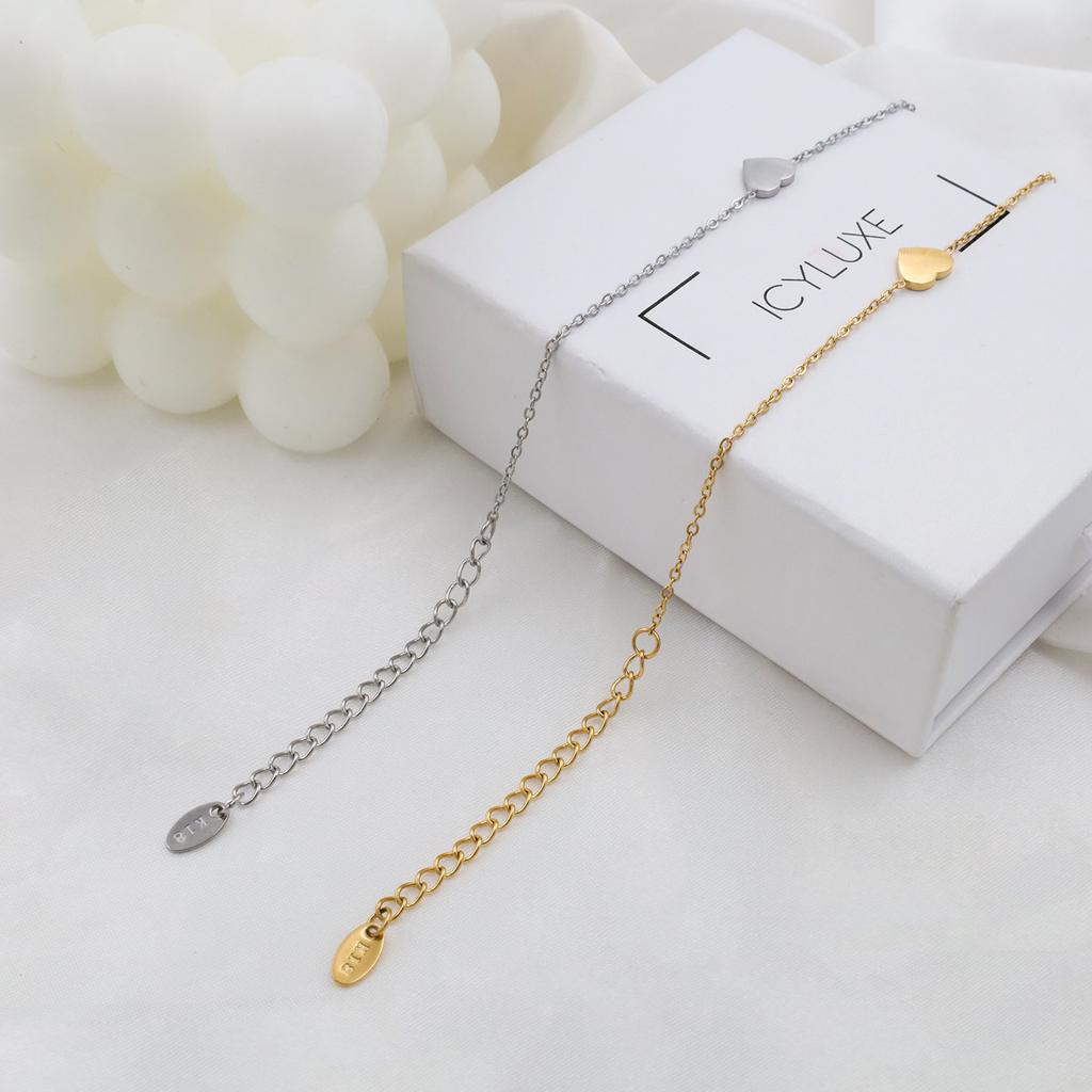 The Same Titanium Steel Small Love Bracelet For Girls Is Fashionable And Simple 18K Electroplated Titanium Steel Hand Jewelry Does Not Fade